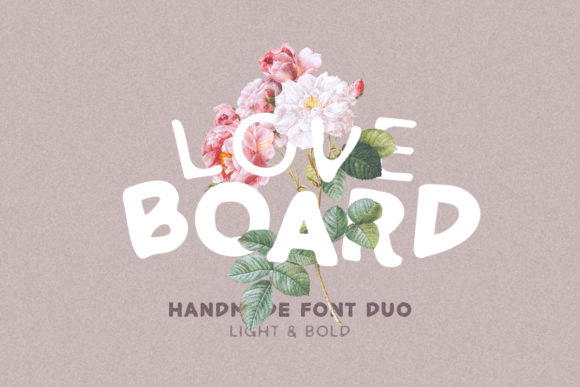 Discovering Love Board: A Bold and Organic Display Typeface
