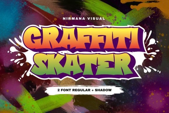 Graffiti Skater: Capturing Urban Spirit in Display Typography
