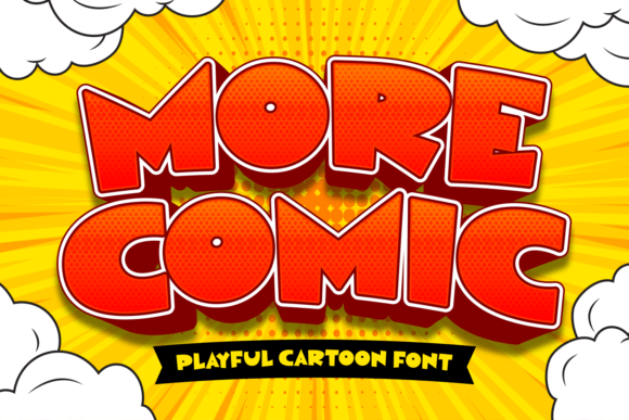 More Comic: A Playful Typeface for Bold, Eye-Catching Designs