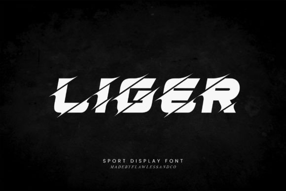 The Bold Power of the Liger Sports Display Font